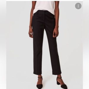 Loft Riviera Black Pant Julie (Curvy) Fit  Size 8T